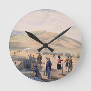 Highland Brigade Camp, plate from 'The Seat of War Round Clock