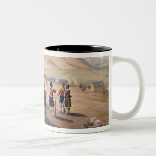 Highland Brigade Camp plate from The Seat of War Two_Tone Coffee Mug