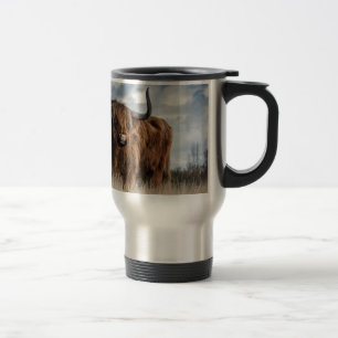Highland Bull Travel Mug