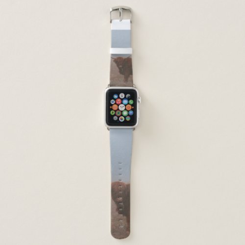 HIGHLAND CATTLE COW APPLE WATCH BAND