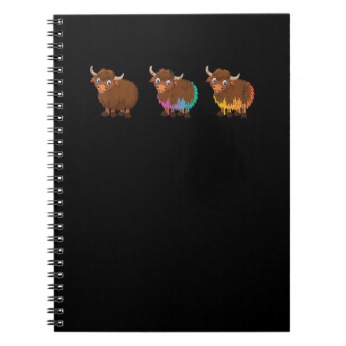 Highland Cattle Farming Scottish Highland Cow Notebook