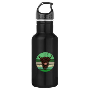 Highland Cattle Stainless Steel Water Bottle