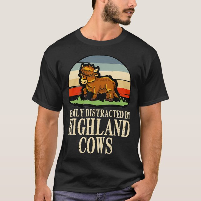Highland Cow Baby Gift Hairy Cows  T-Shirt (Front)