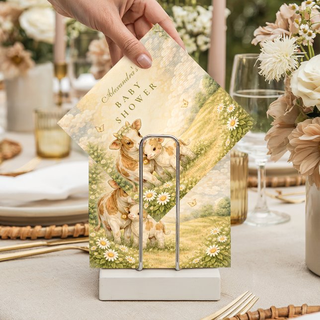 Highland Cow Baby Shower Napkins (Creator Uploaded)