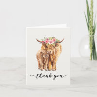 Printable Highland Cow Baby Baby Shower Invite (Download Now) 