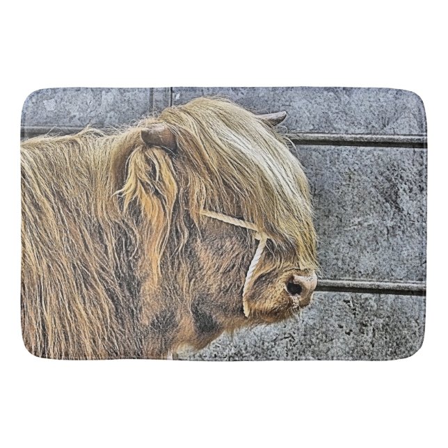 HIGHLAND COW BATH MAT (Front)