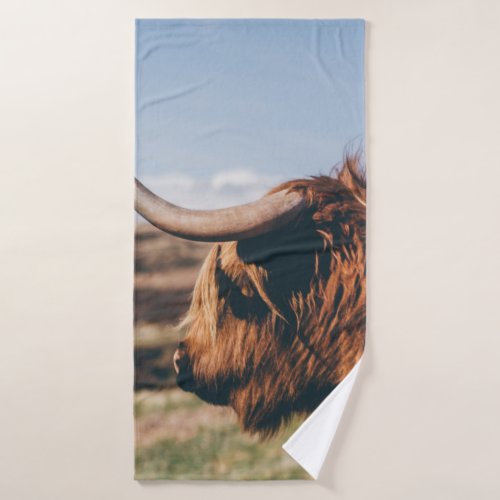 HIGHLAND COW BATH TOWEL