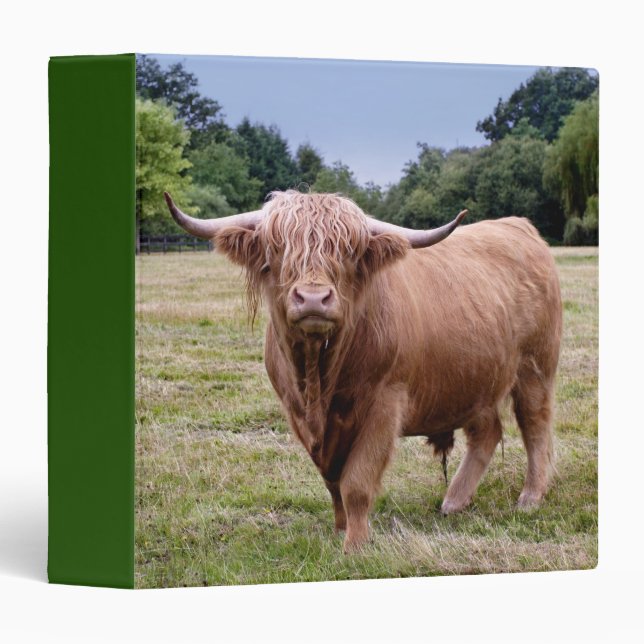 Highland Cow Binder (Front/Spine)