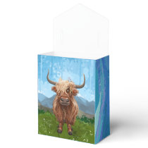 Highland Cow Birthday Party Favor Boxes