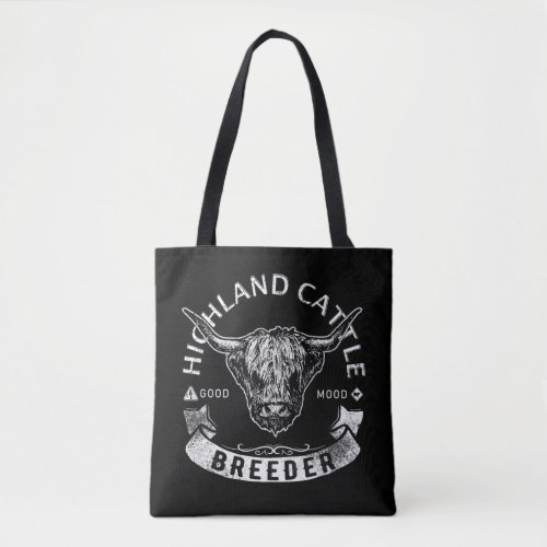 Highland Cow Breeder Amp Scottish Cattle Farmer P Tote Bag