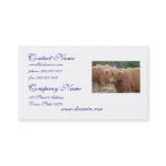 Highland Cow Business Card