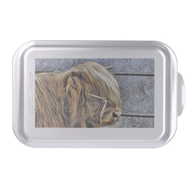 HIGHLAND COW CAKE PAN (Front)