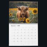 Highland Cow Calendar<br><div class="desc">Highland cow calendar.</div>