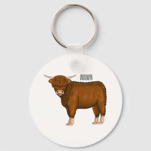 LV Highland Cow Key Chain / Purse Charm