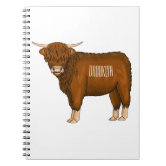Highland Cow Notebook: Cute Highland Cow Lined Journal, The Perfect  Highland Cow Gift for Anyone who Loves Cows and Highland Cattle.