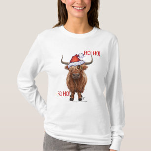Highland Cow Christmas T-Shirt