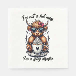 Highland Cow Coffee , Coffee Cow Napkins