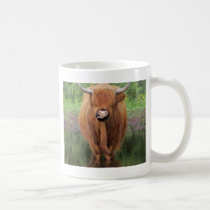 Highland cow coffee mug
