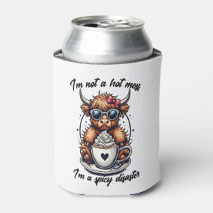 Highland Cow Coffee Png, Coffee Cow Png Can Cooler