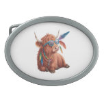 Highland Cow , Cool Cow , Sunglass Belt Buckle