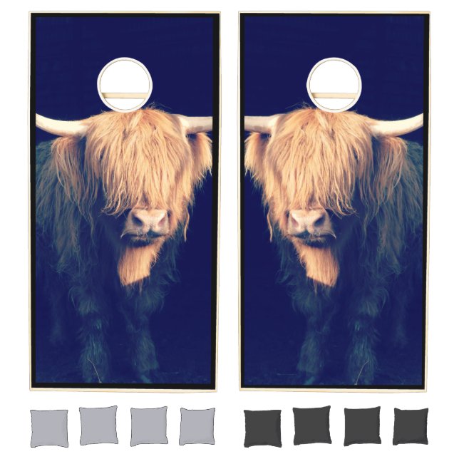 Highland Cow Cornhole Set (Set)
