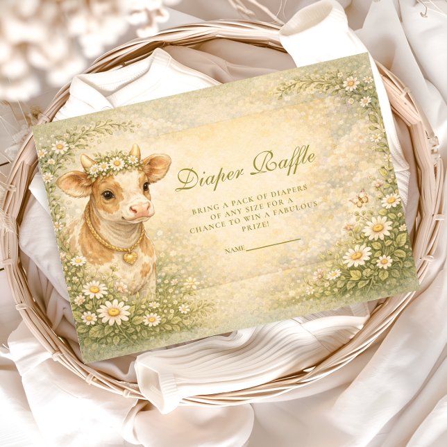 Highland Cow Countryside Diapper Raffle Enclosure Card (Creator Uploaded)