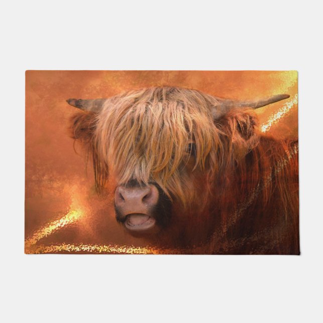 Highland Cow Doormat (Front)