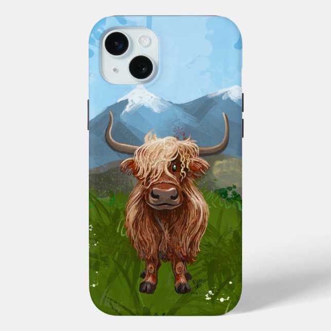 Highland Cow Electronics Case-Mate iPhone Case (Back)