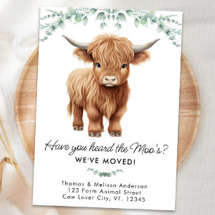 Highland Cow Eucalyptus Farm New Address Moving Announcement