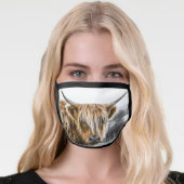 HIGHLAND COW FACE MASK (Worn Her)