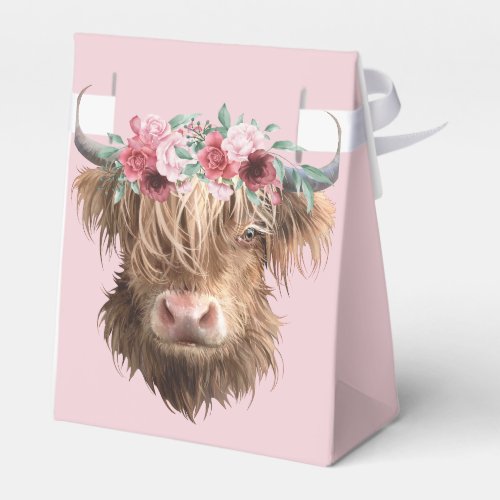 Highland Cow  Favor Boxes