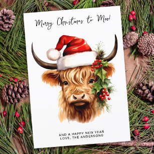 Christmas Card – Christmas Cow Bell – Hospice at Home