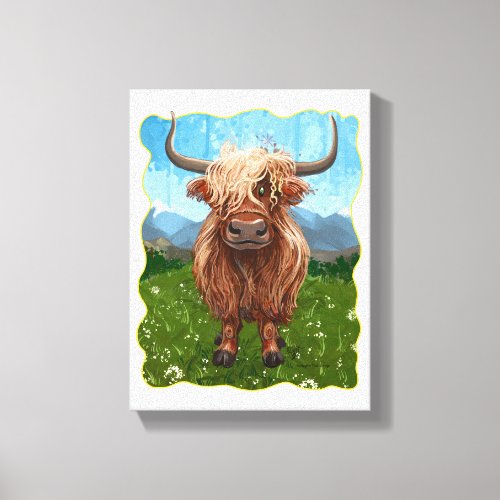 Highland Cow Gifts  Accessories Canvas Print