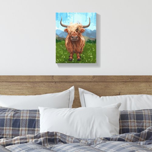 Highland Cow Gifts  Accessories Canvas Print