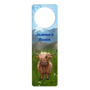 Highland Cow Gifts & Accessories Door Hanger