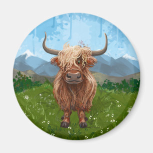 Highland Cow Gifts & Accessories Magnet