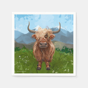 Highland Cow Gifts & Accessories Napkins