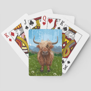 Highland Cow Gifts & Accessories Poker Cards