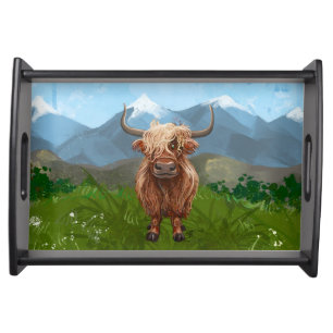 Highland Cow Gifts & Accessories Serving Tray