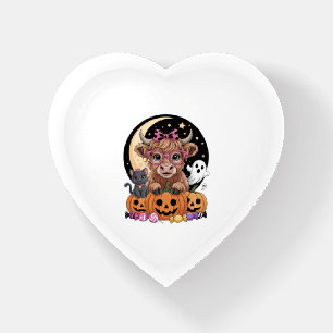 Highland Cow Halloween Spooky Season Paperweight