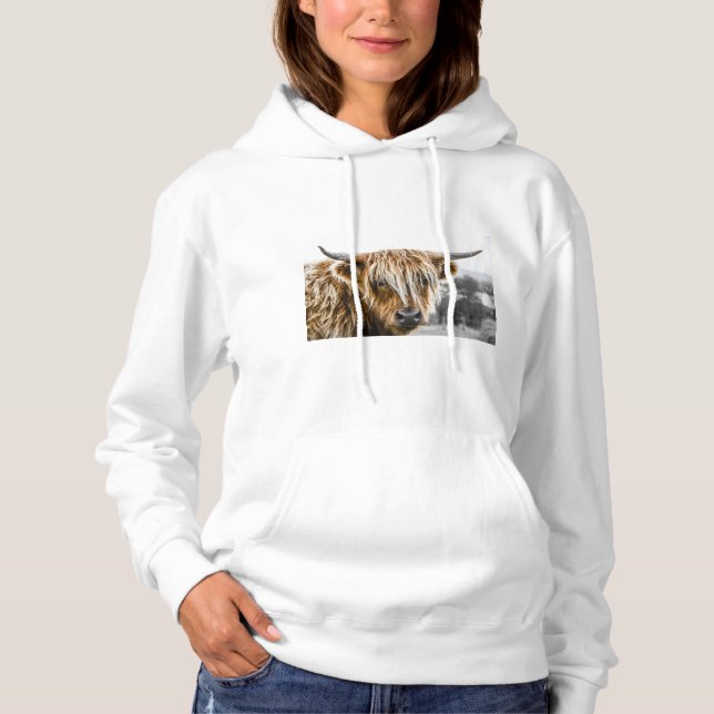 Highland Cow Hoodie (Front)