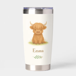 Highland Cow Insulated Tumbler