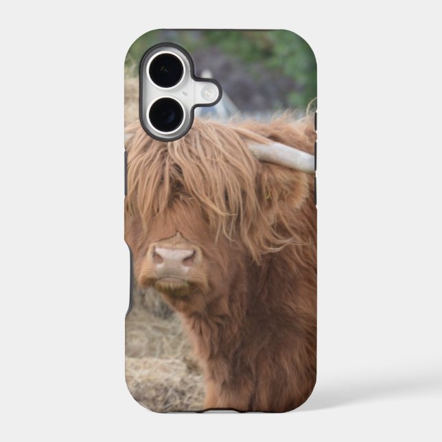 Highland Cow Iphone Case (Back)