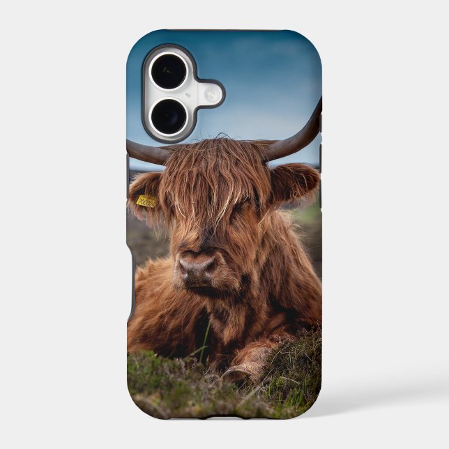 Highland Cow Iphone Case (Back)