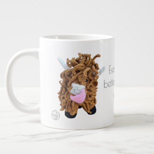 Highland Cow Jumbo Cup