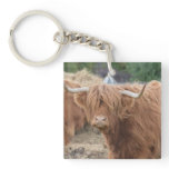 Highland Cow Keychain