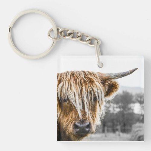Highland Cow Keyring