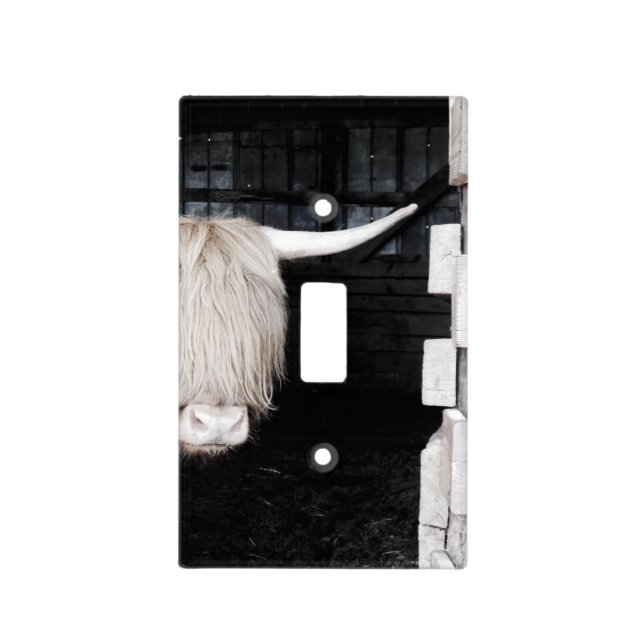 Highland Cow Light Switch Cover (Front)