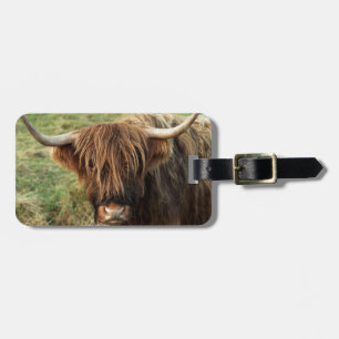Highland Cow luggage tag
