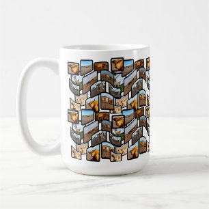 Highland Cow Montage, Coffee Mug